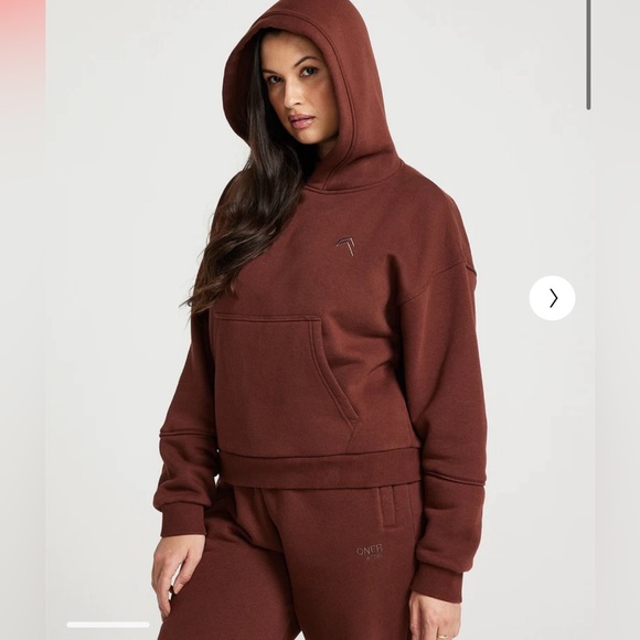 Oner Active Tops - Oner Active Classic Lounge Deep Cocoa Hoodie and Sweatpants Set Medium